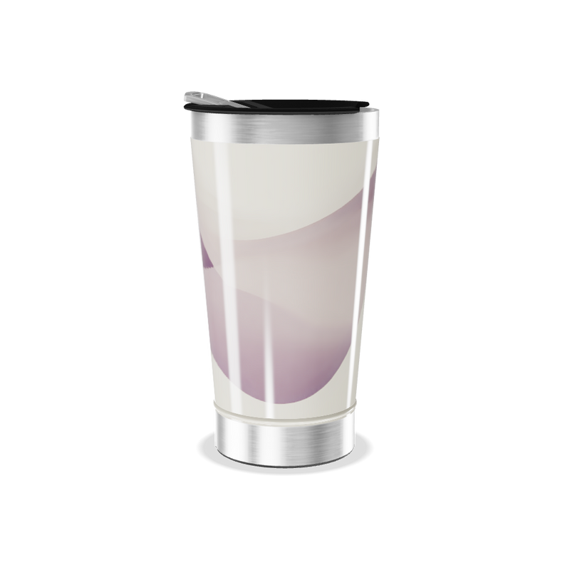 Copo Térmico - Design Ondulado Lilás