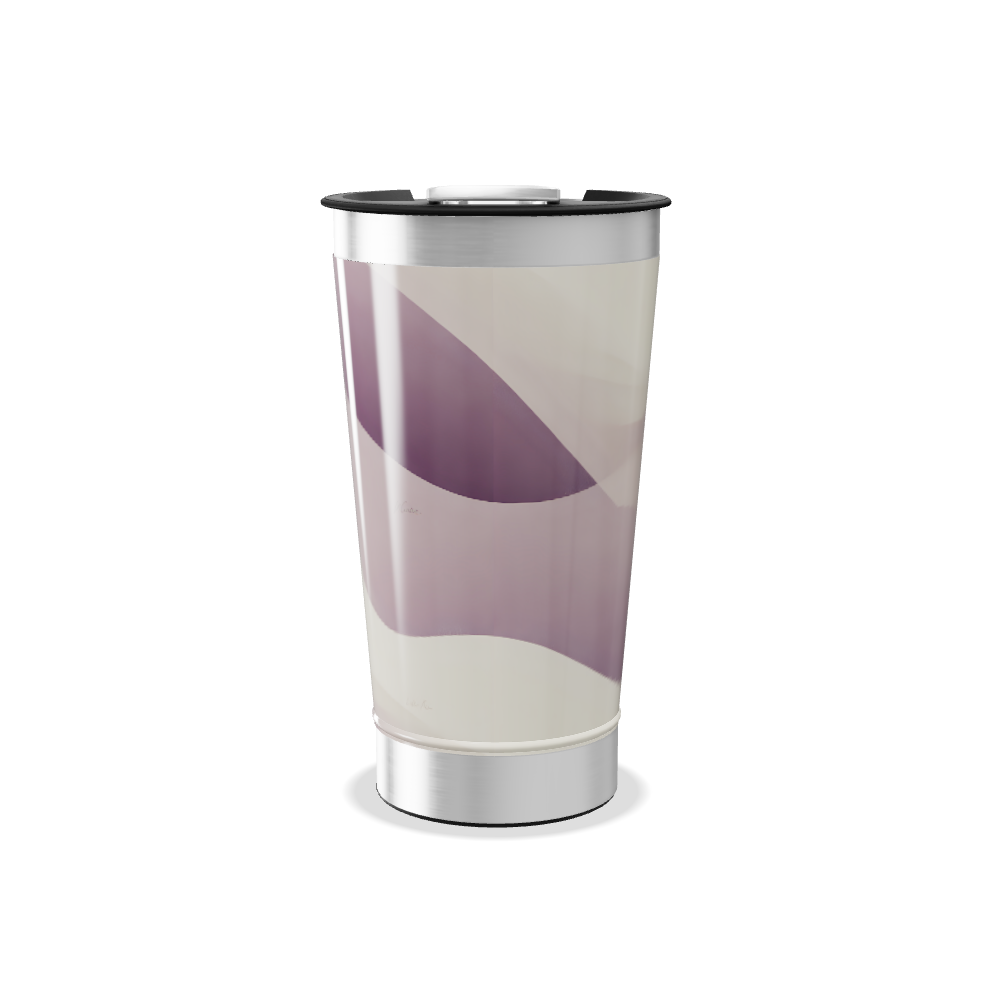 Copo Térmico - Design Ondulado Lilás
