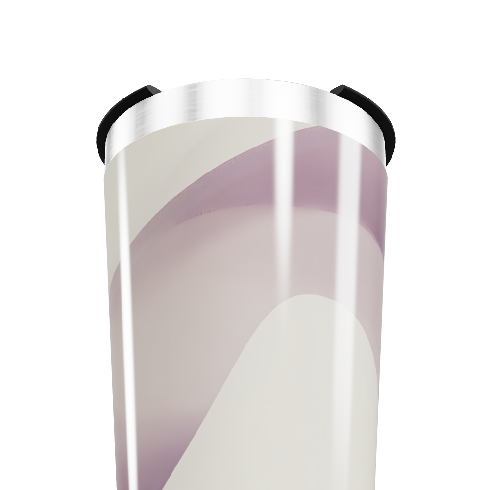 Copo Térmico - Design Ondulado Lilás