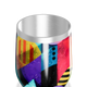 Copo Térmico Slim - Colorido com Arte Moderna