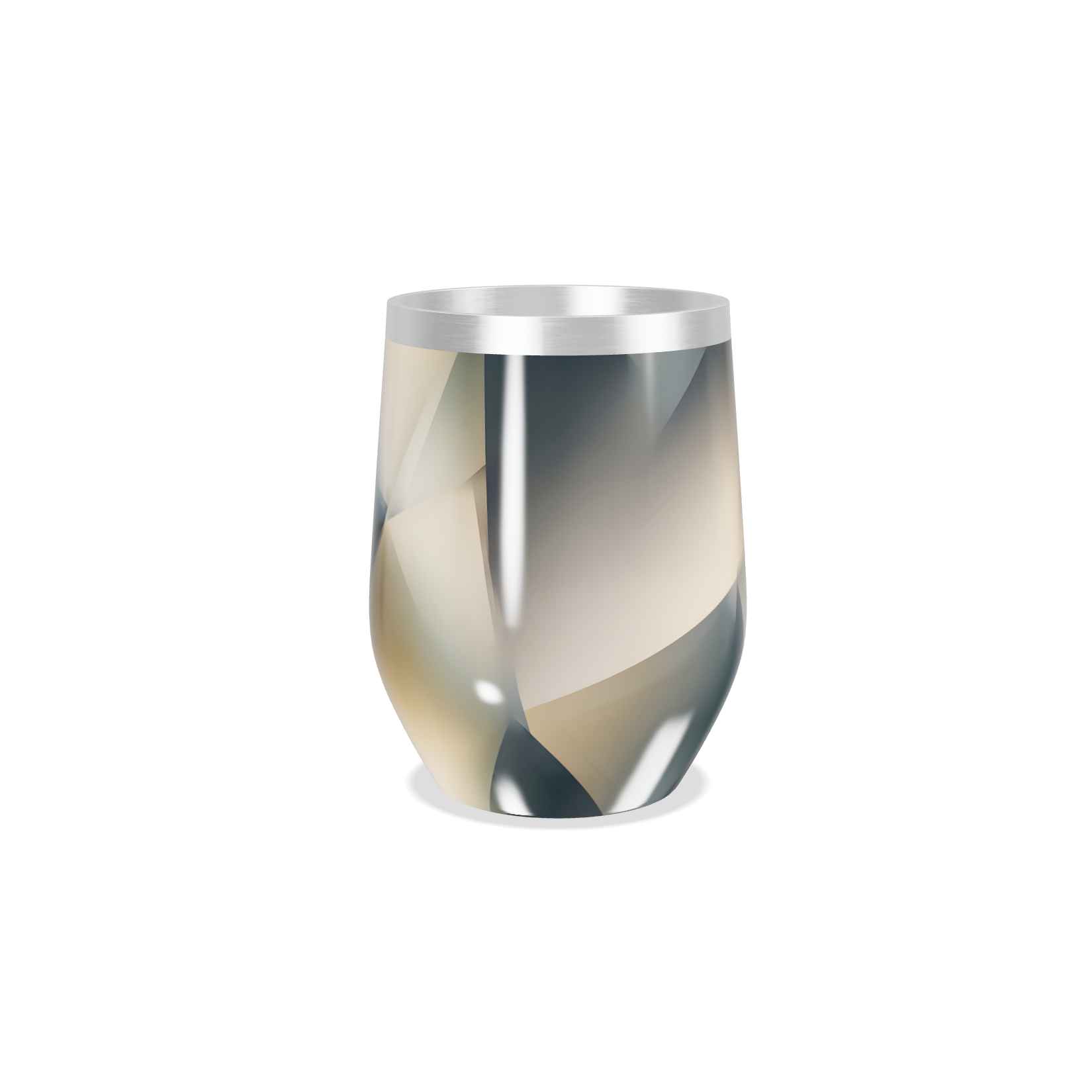 Copo Térmico Slim - Geométrico Vidro Colorido