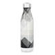 Garrafa Inox - Estampa Geométrica Preto e Branco