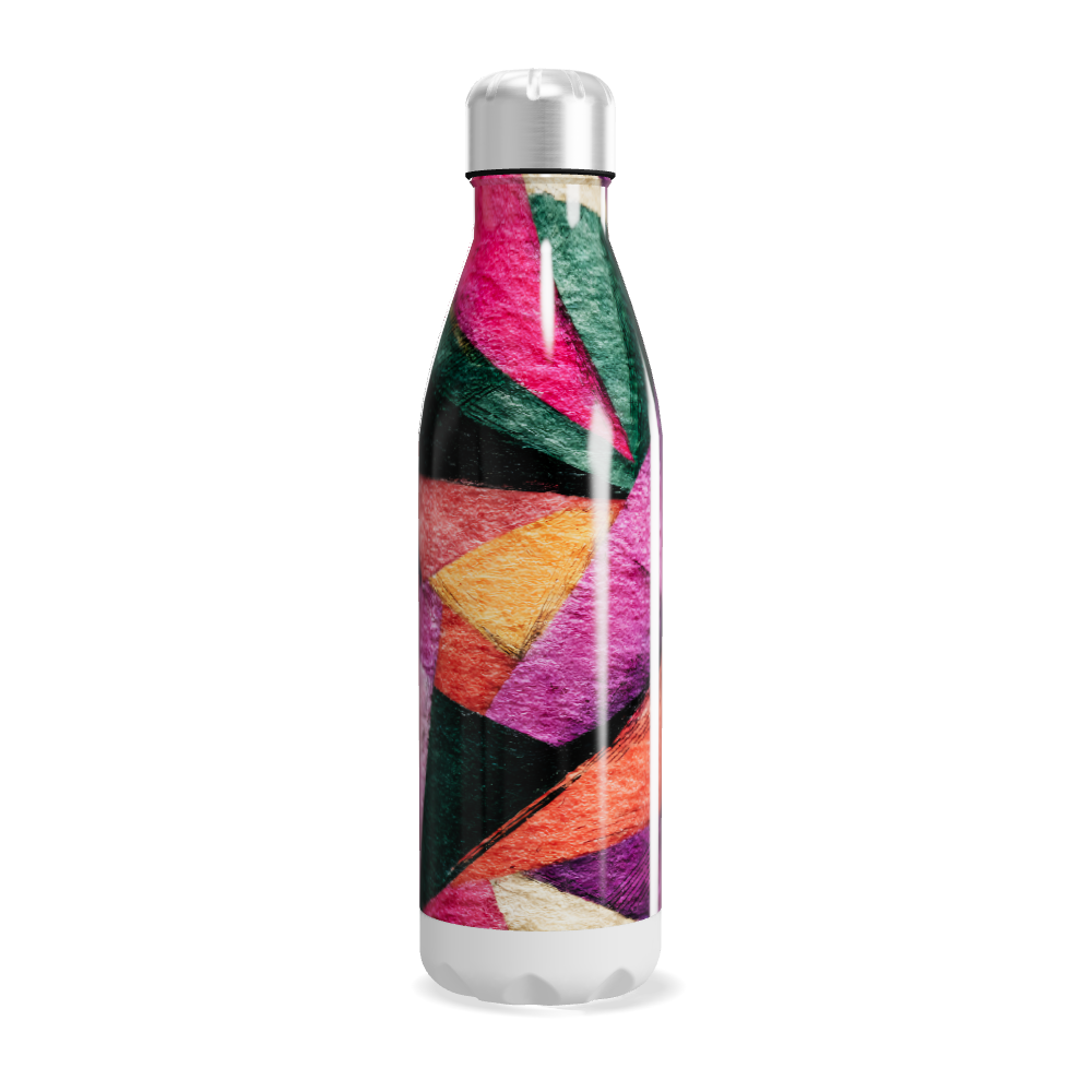 Garrafa Inox Estampada Colorida 500ml