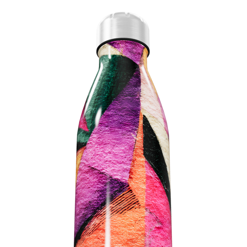 Garrafa Inox Estampada Colorida 750ml