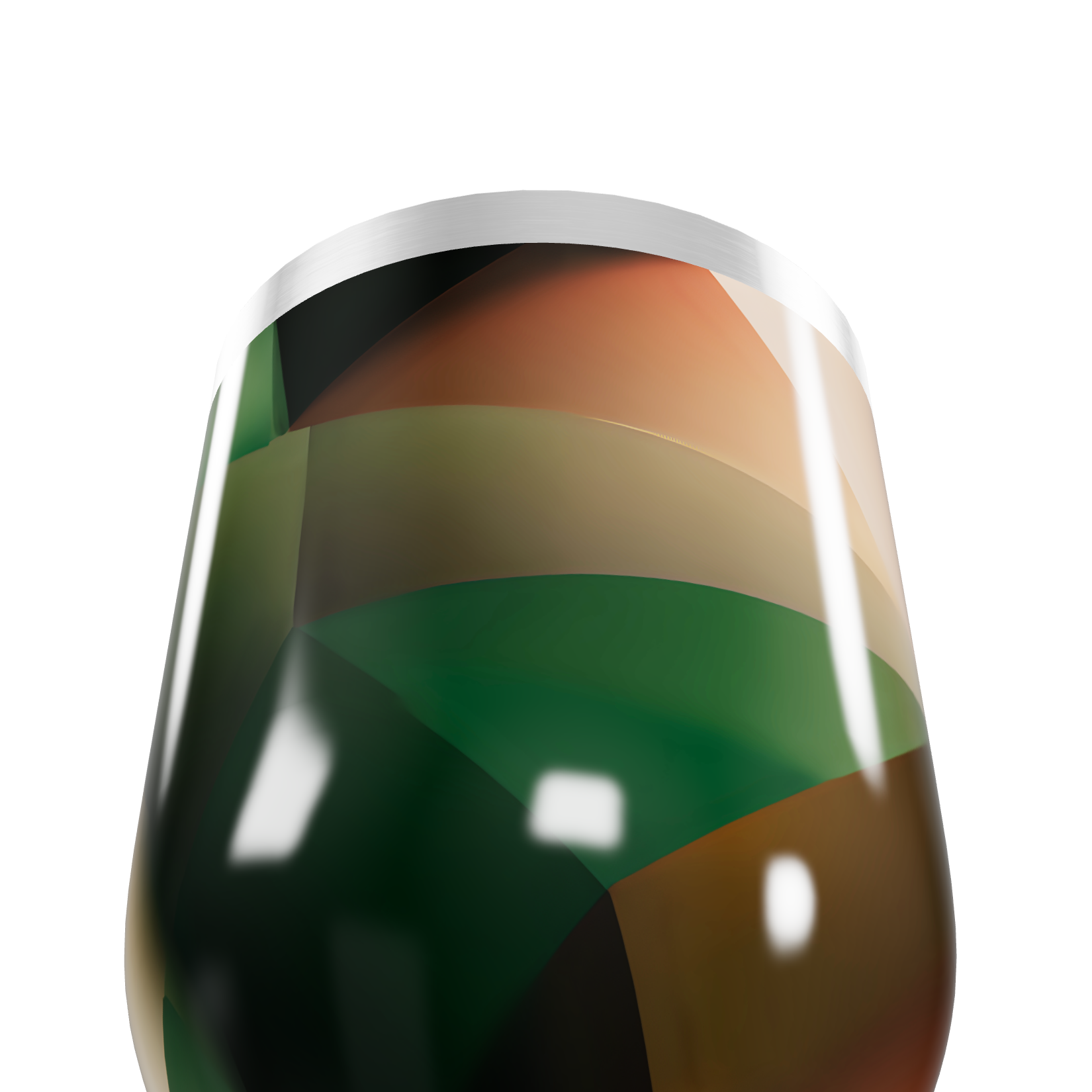 Copo Térmico Slim - Geométrico Multicolorido