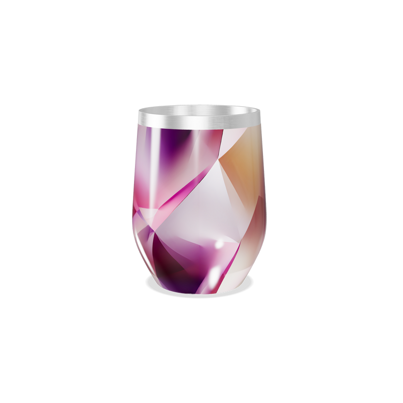 Copo Térmico Slim - Colorido Geométrico Inox