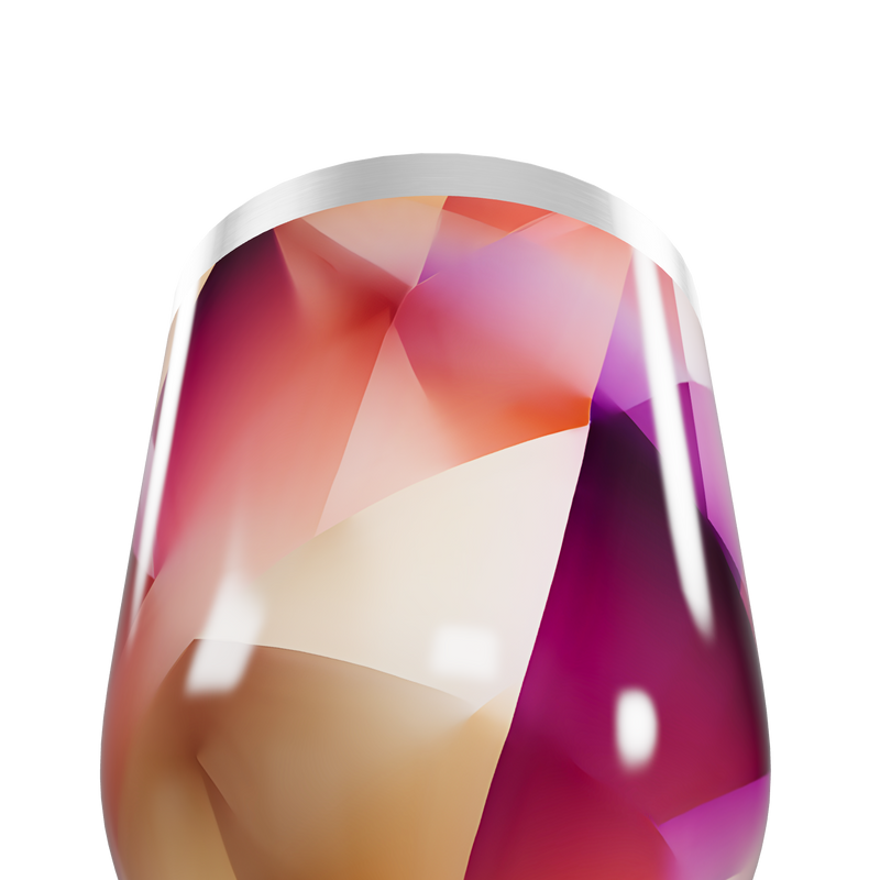 Copo Térmico Slim - Colorido Geométrico Inox