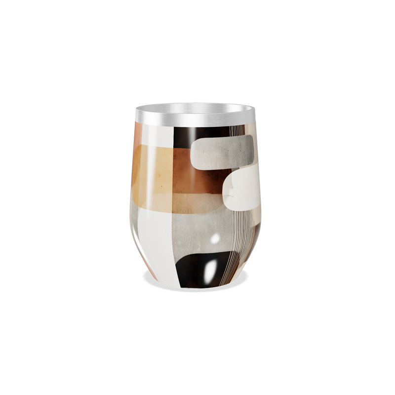 Copo Térmico Slim - Estampa Abstrata Colorida