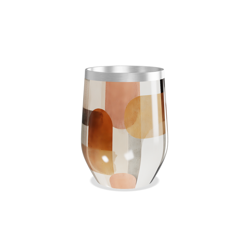 Copo Térmico Slim - Estampa Abstrata Colorida