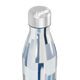 Garrafa Inox - Estampa Geométrica Azul
