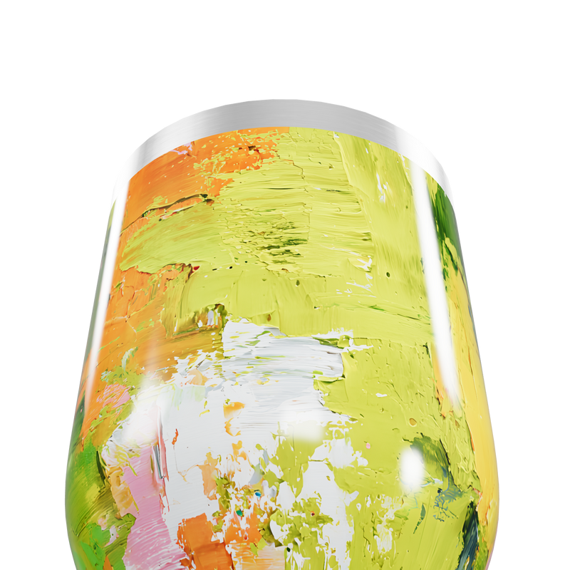 Copo Térmico Slim - Abstrato Colorido Inox