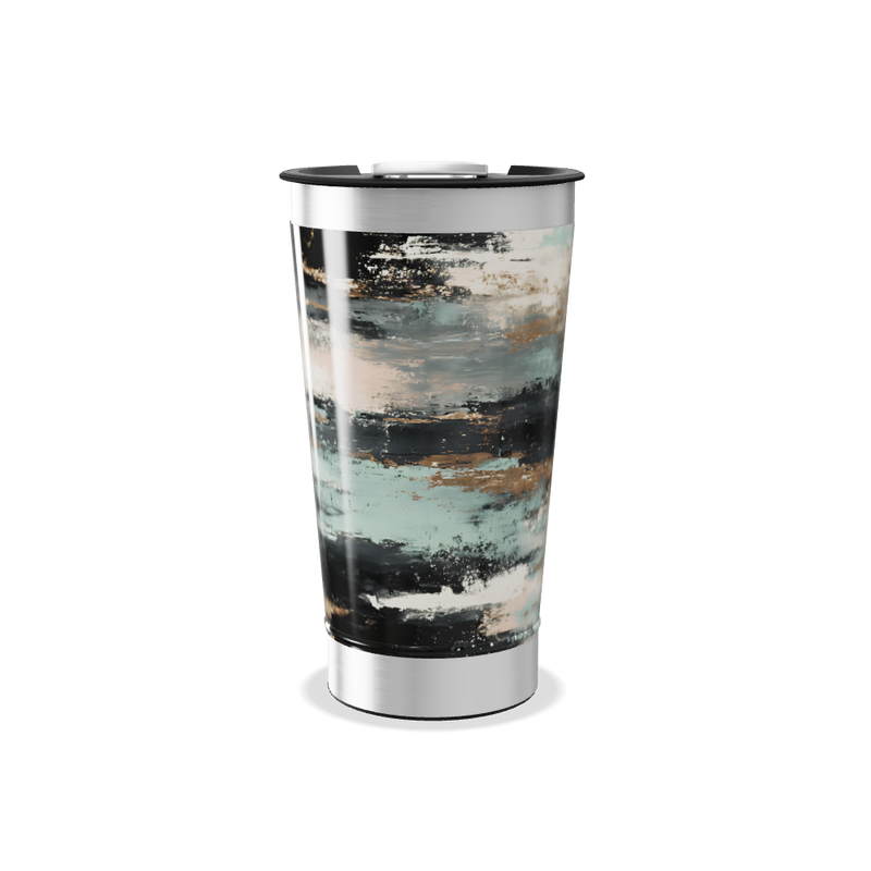 Copo Térmico - Estampa Abstrata Colorida