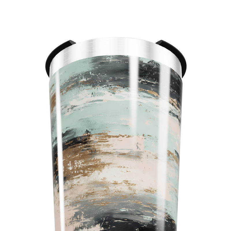 Copo Térmico - Estampa Abstrata Colorida