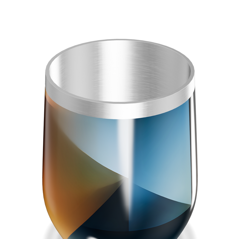 Copo Térmico Slim - Colorido Geométrico Inox