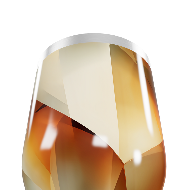 Copo Térmico Slim - Geométrico Bege Inox