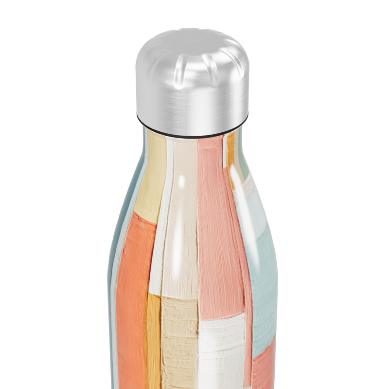 Garrafa Inox - Estampa Colorida Geométrica