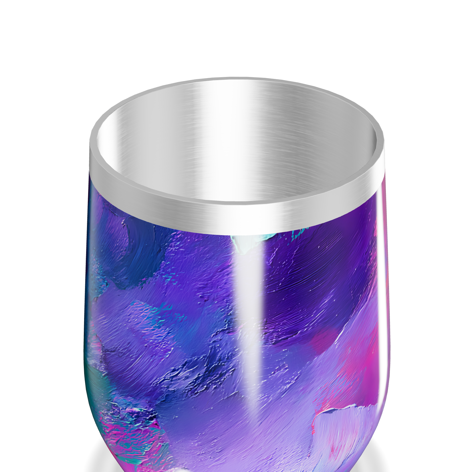 Copo Térmico Slim - Estampa Abstracta Colorida