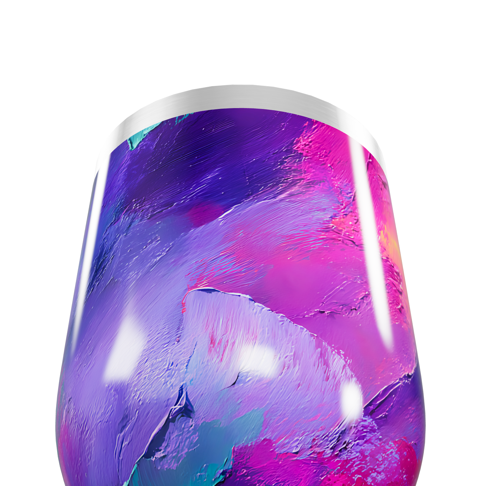 Copo Térmico Slim - Estampa Abstracta Colorida