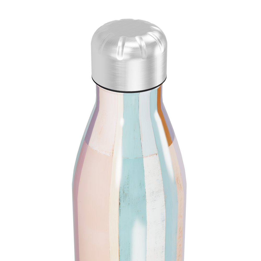 Garrafa Inox - Listras Coloridas