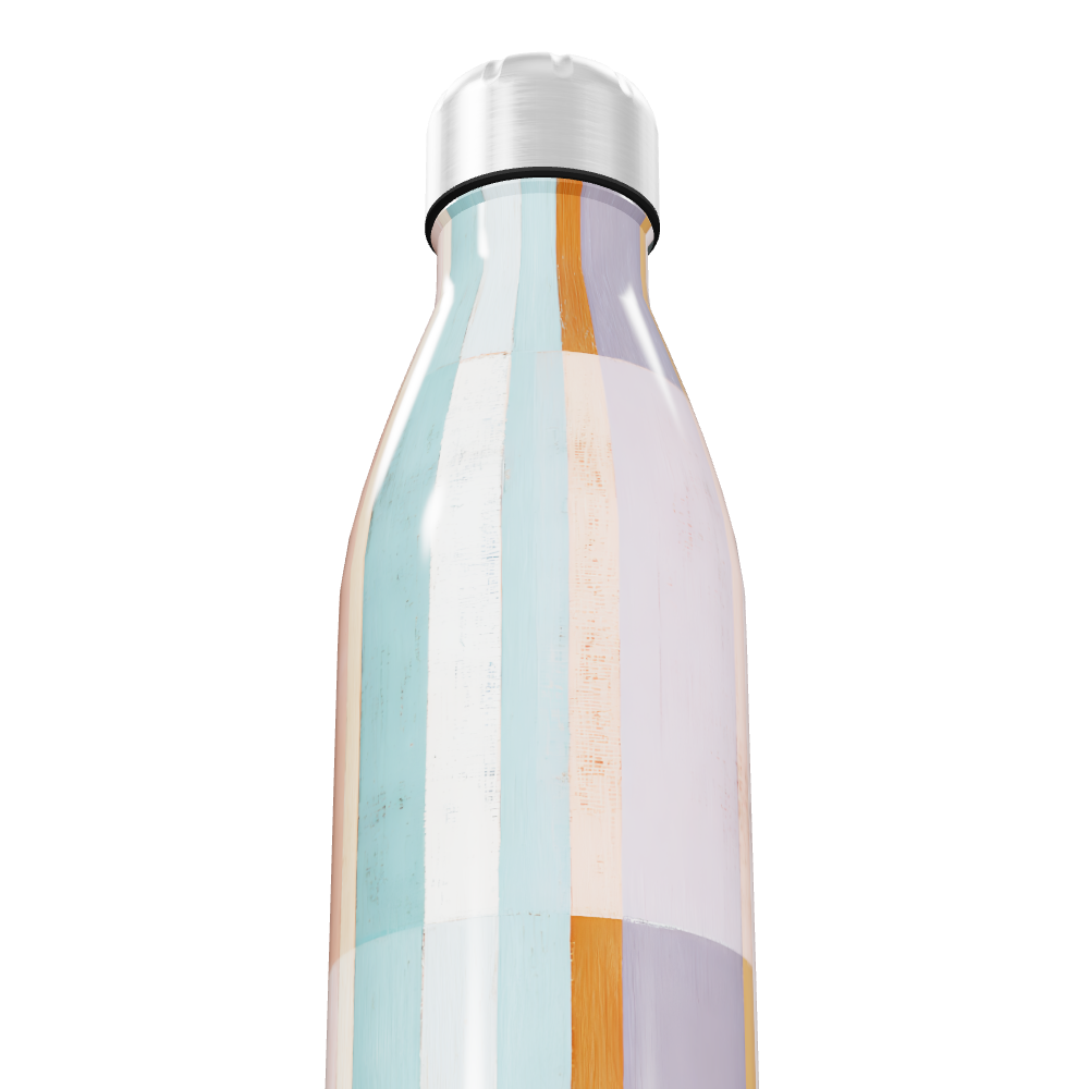 Garrafa Inox - Listras Coloridas