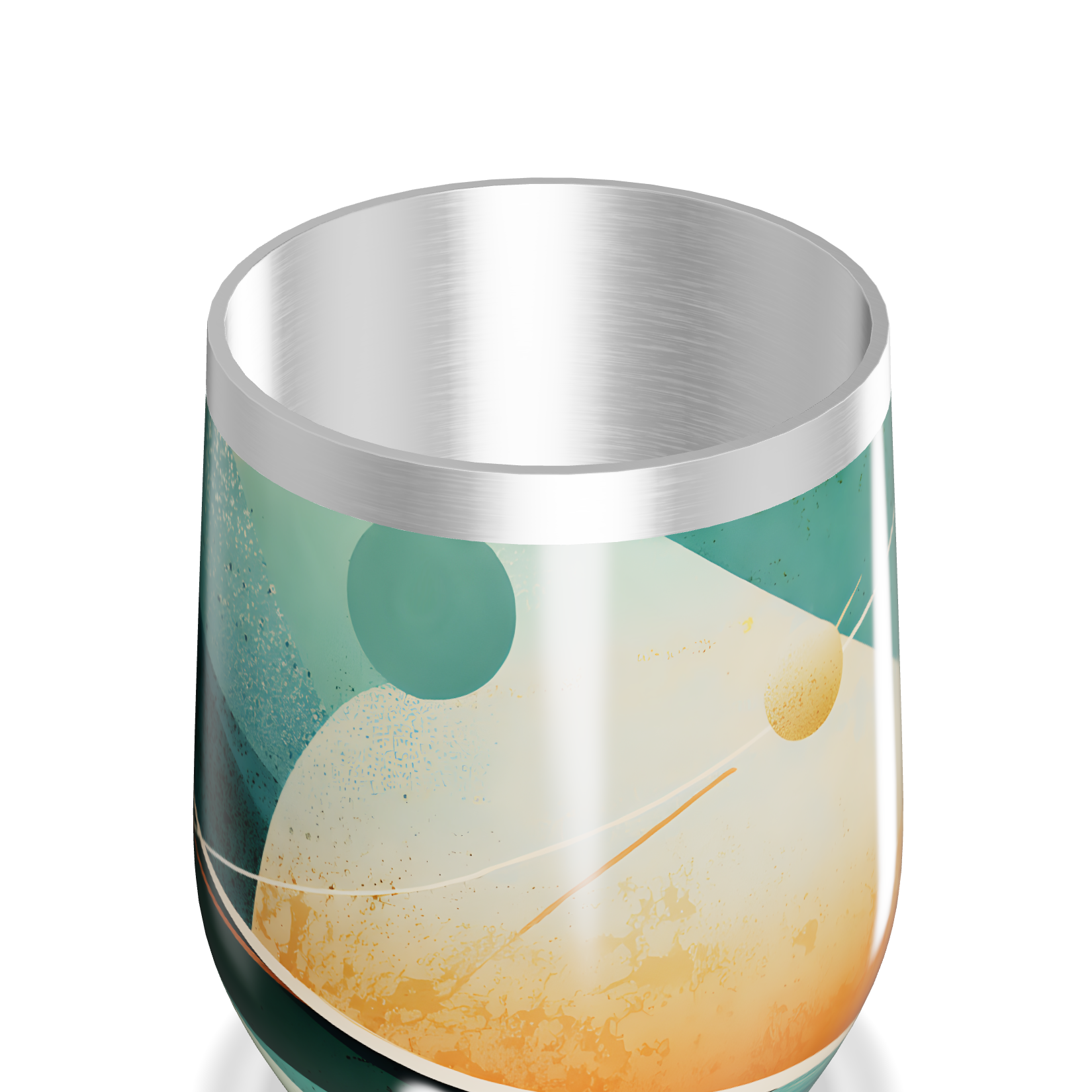 Copo Térmico Slim - Design Planetas Colorido