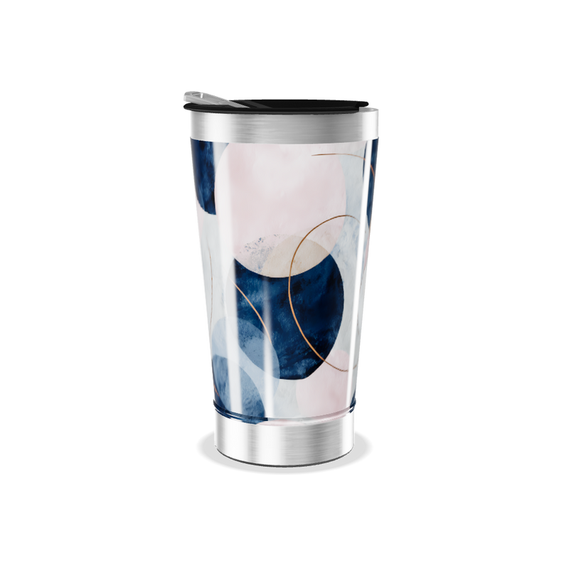 Copo Térmico - Estampa Geométrica Colorida