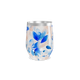 Copo Térmico Slim Flores Azuis Inox