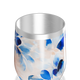 Copo Térmico Slim Flores Azuis Inox
