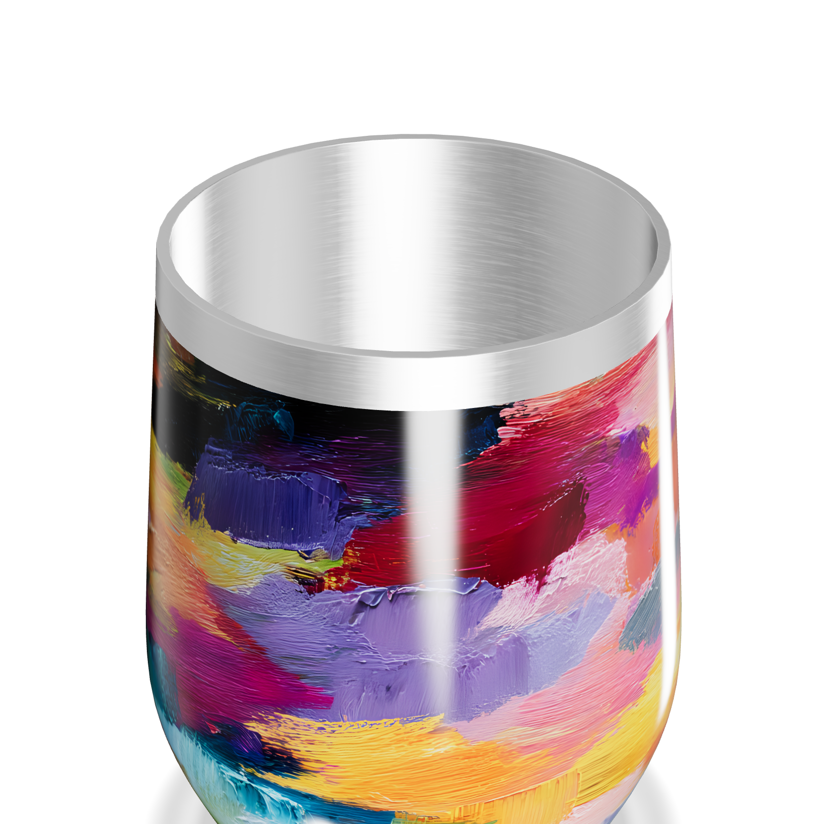 Copo Térmico Slim - Estampa Colorida Aço Inox