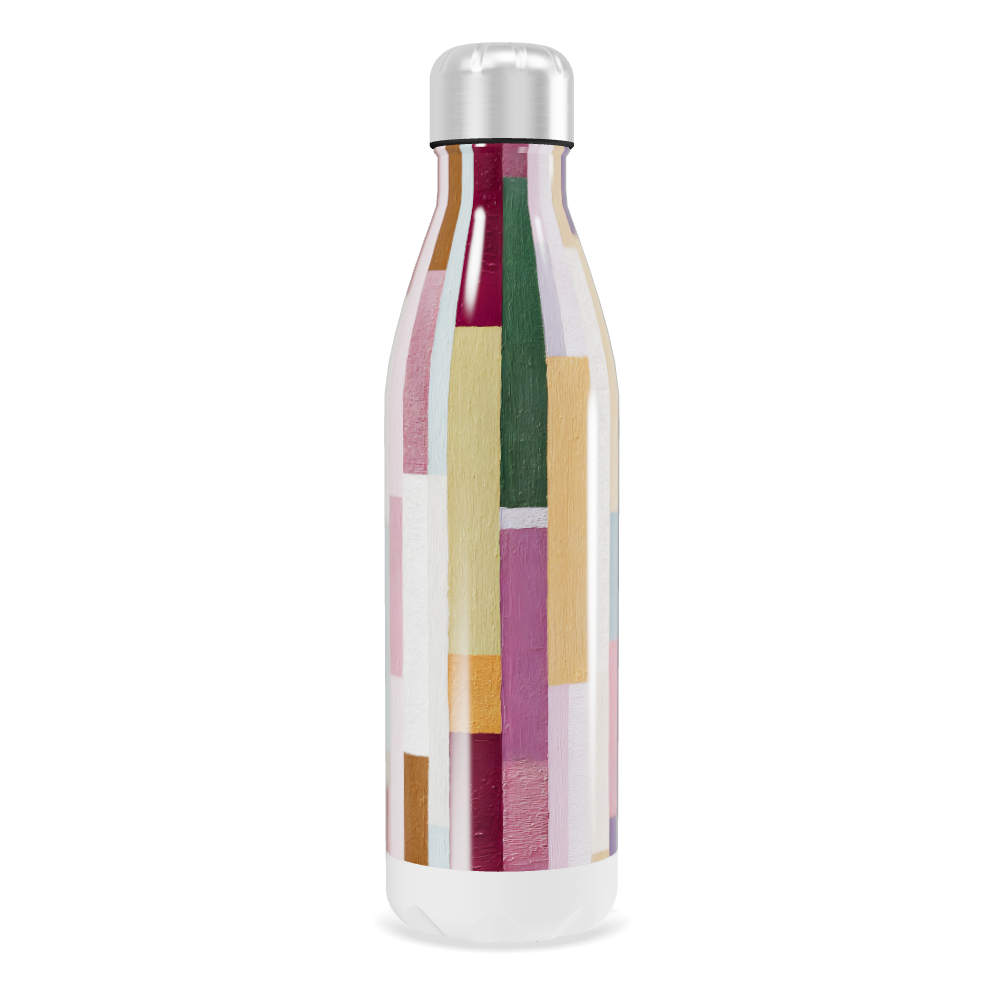 Garrafa Inox Listrada Multicolorida