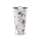 Copo Térmico - Flores Rosa em Aço Inox