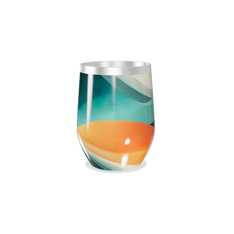 Copo Térmico Slim - Design Colorido Aço Inox