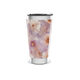 Copo Térmico - Floral Roxo e Rosa
