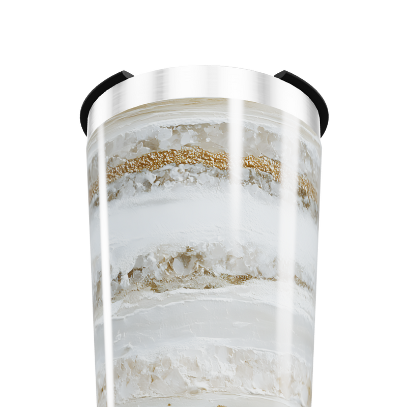 Copo Térmico - Estampado Mármore Bege