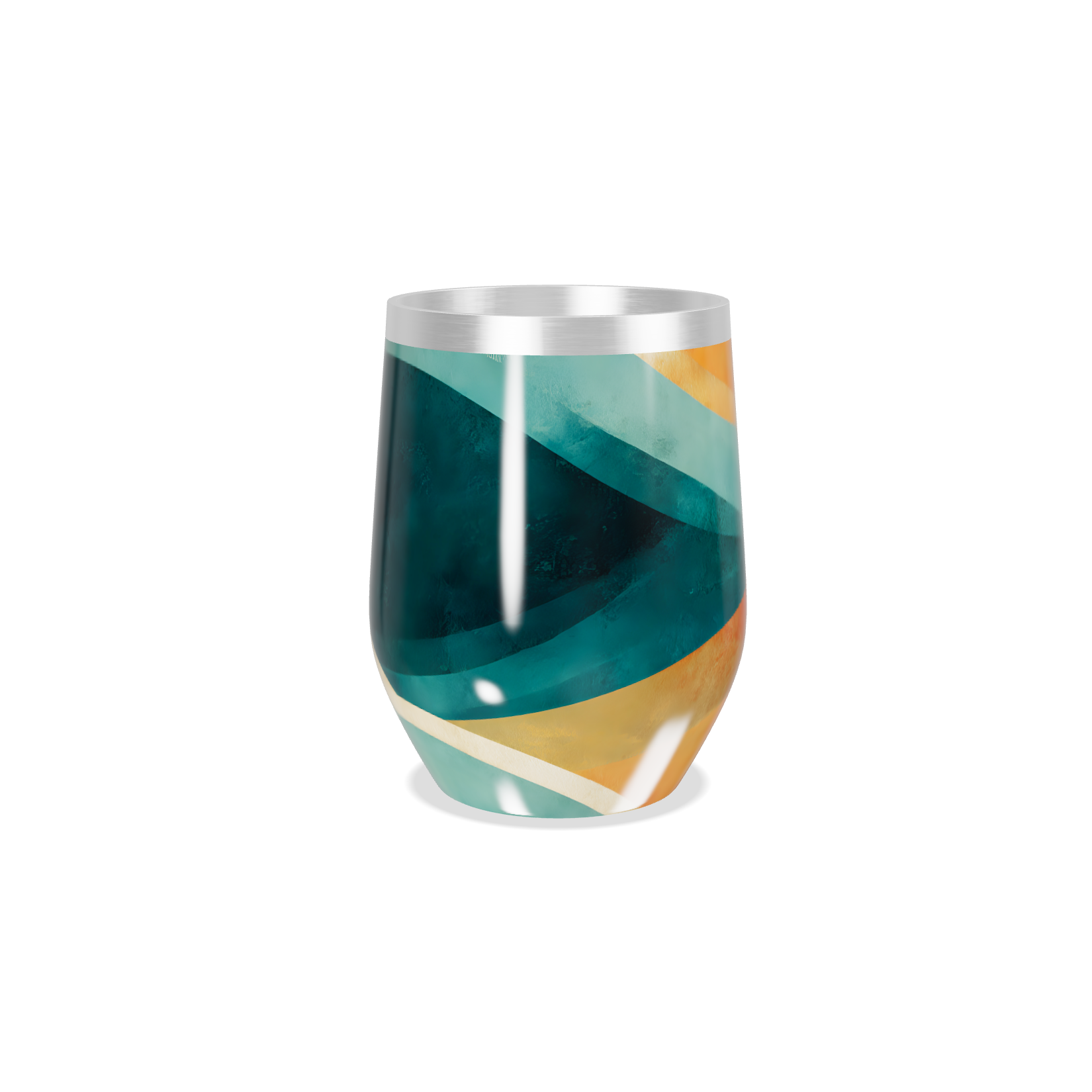 Copo Térmico Slim - Colorido com Listras