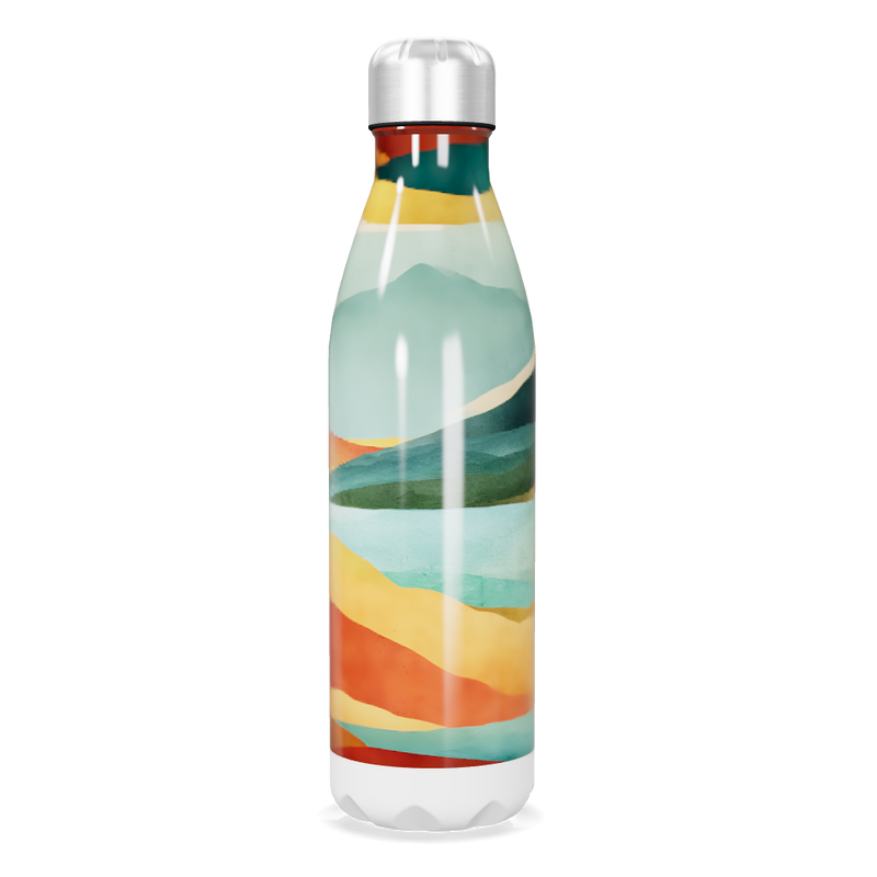 Garrafa Inox Estampada Colorida