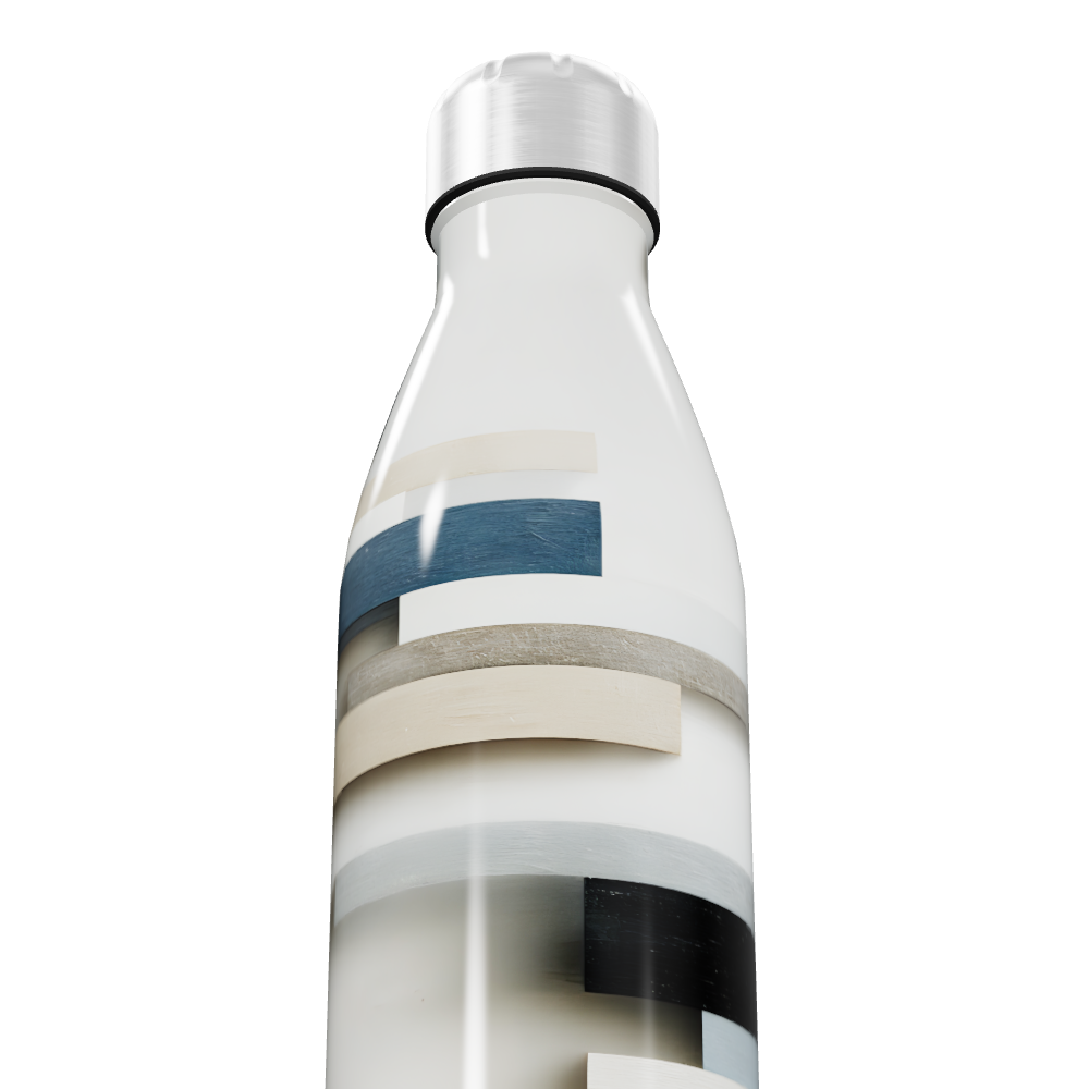 Garrafa Inox - Listras Coloridas