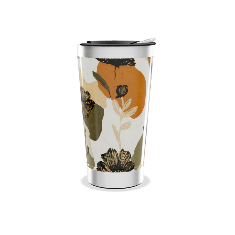 Copo Térmico - Floral Aço Inox