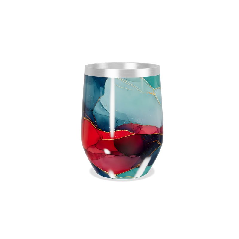 Copo Térmico Slim - Mármore Multicolor Inox