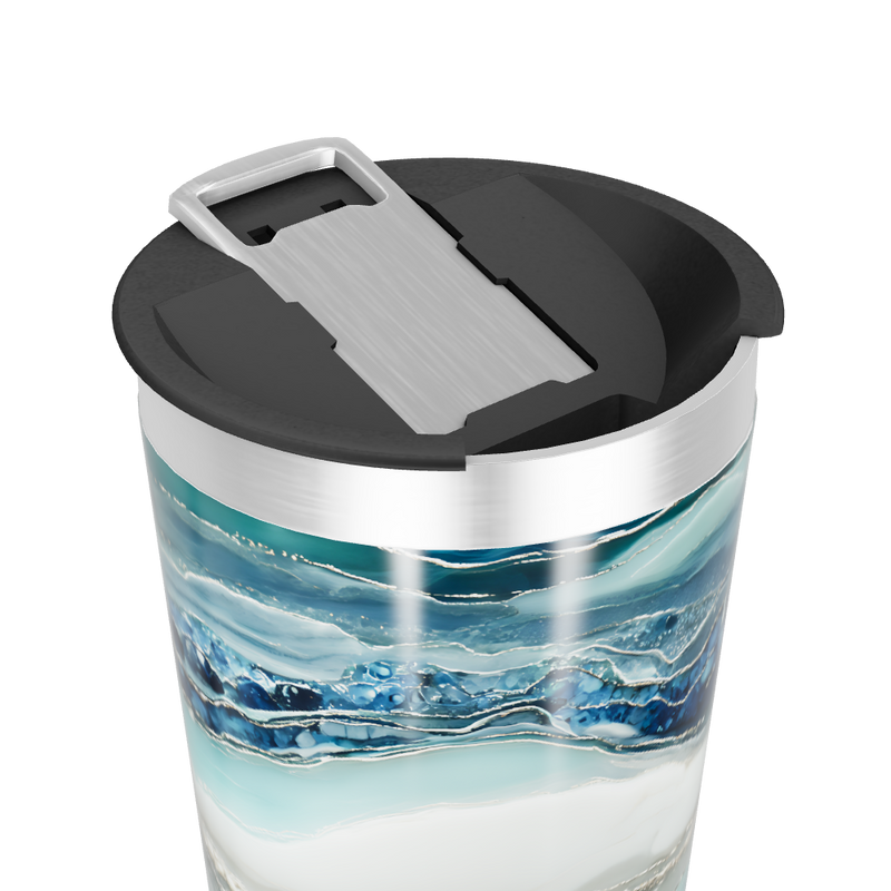 Copo Térmico - Azul Marmorizado