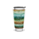 Copo Térmico - Estampa Listras Verdes