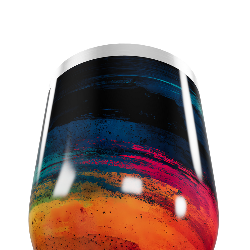 Copo Térmico Slim - Estampa Colorida Inox