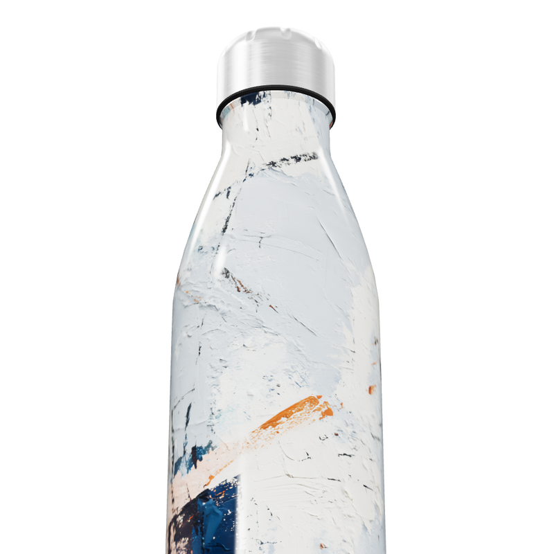 Garrafa Inox Pintura Abstrata