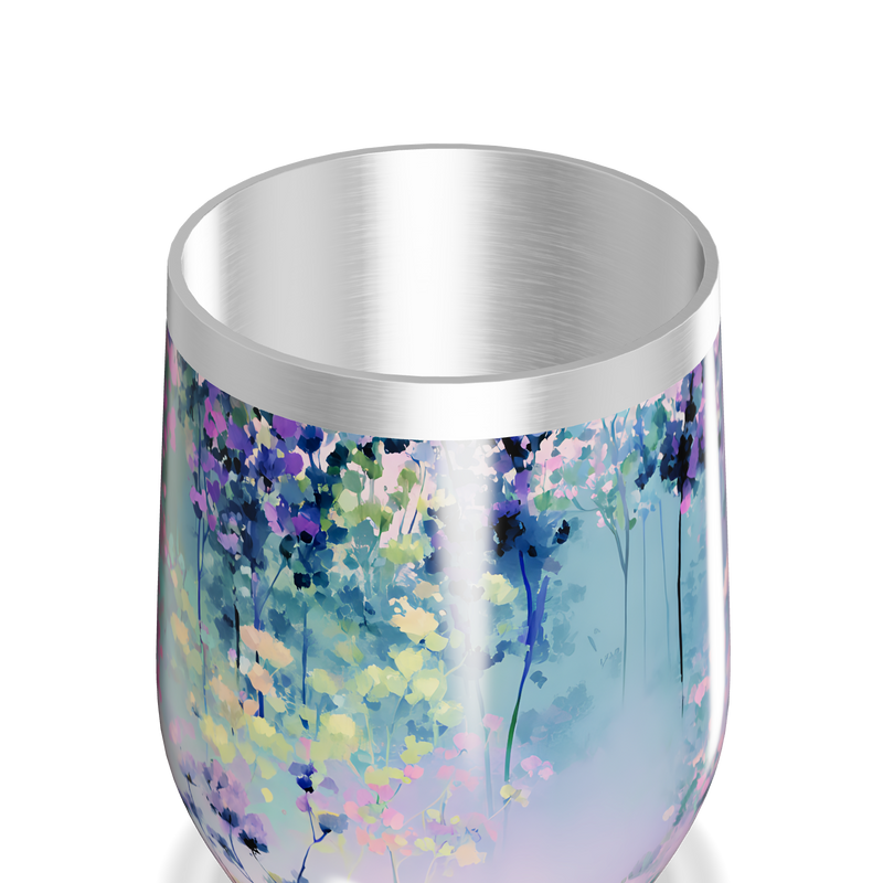 Copo Térmico Slim - Floral Colorido Inox