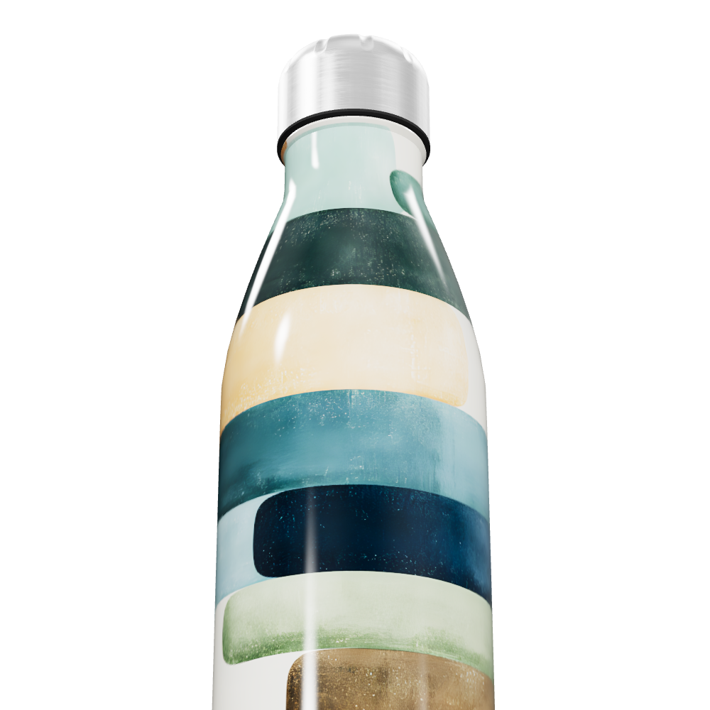 Garrafa Inox Listrada Multicolorida