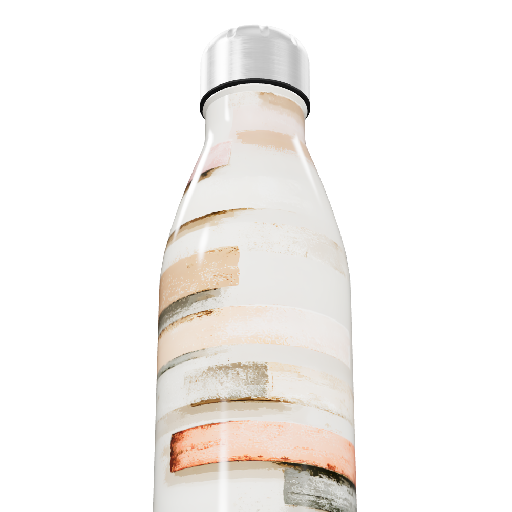 Garrafa Inox - Estampa Colorida Listrada