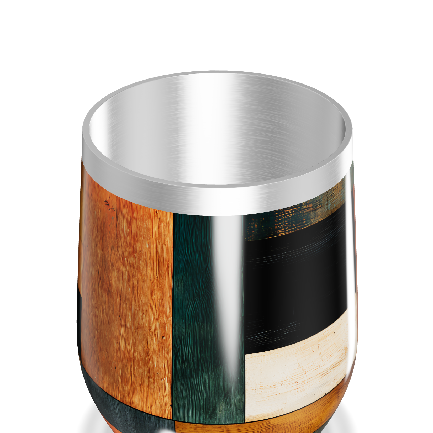 Copo Térmico Slim - Inox Colorido Patchwork