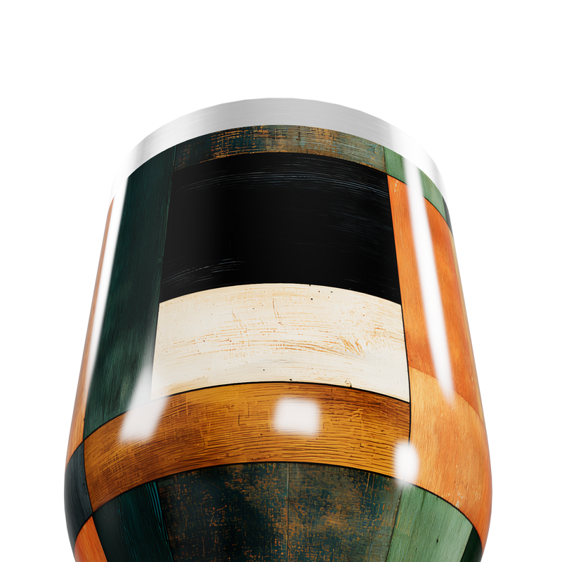 Copo Térmico Slim - Inox Colorido Patchwork