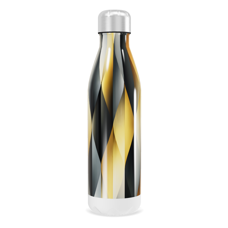 Garrafa Inox - Estampa Geométrica Multicor