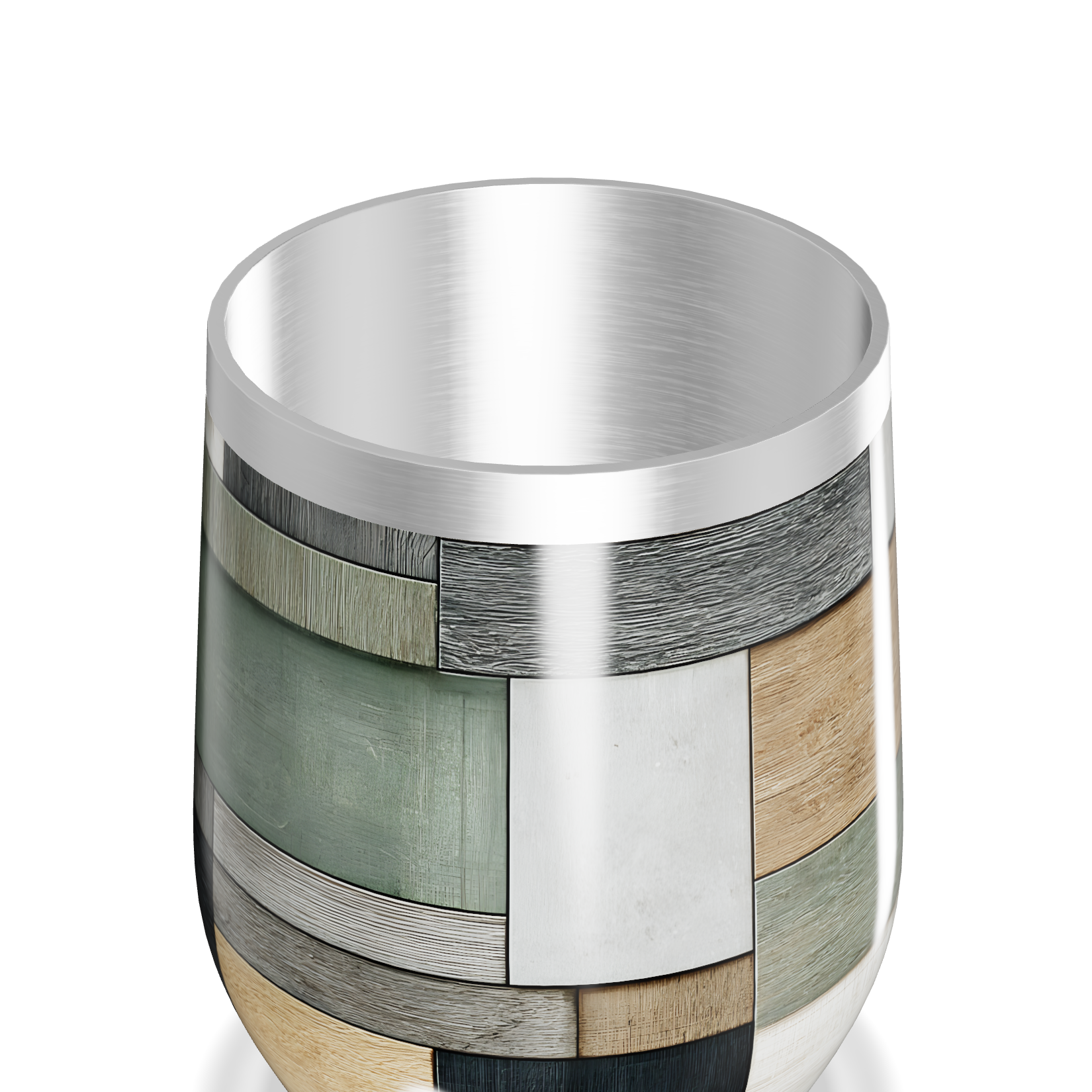 Copo Térmico Slim - Multicolorido Patchwork